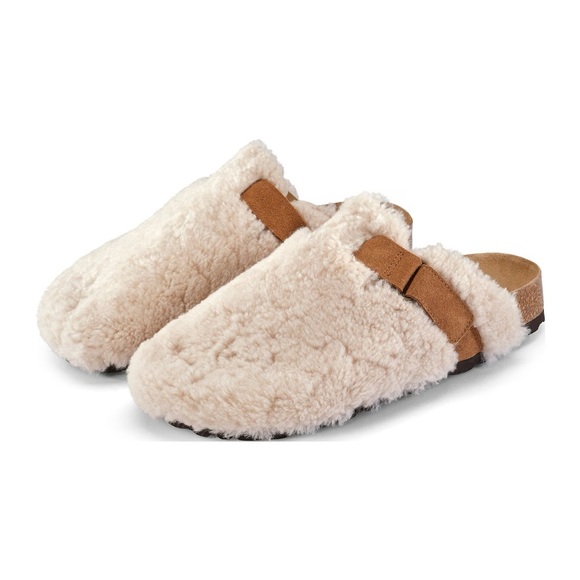 NWT Shepherd Of Sweden Roma Slippers - Creme - Picture 2 of 9